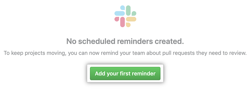 Utilizing Slack reminders for PR reviews