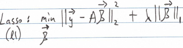 Lasso and Ridge regression objective functions