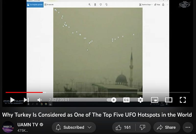 Image depicting UFO sightings