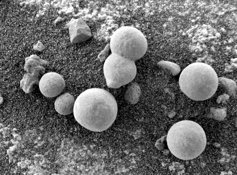 NASA imagery claimed to show mushrooms on Mars