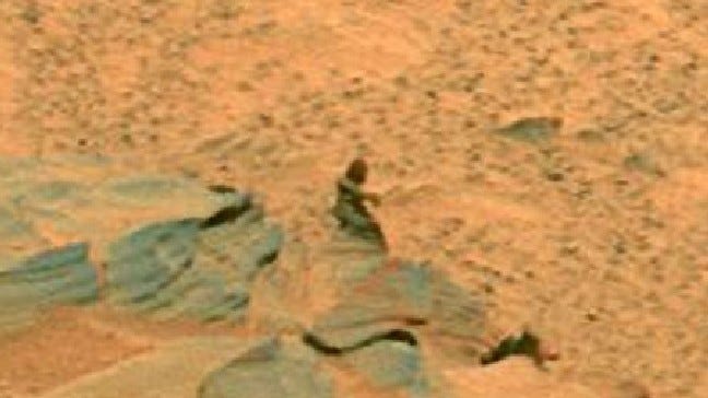 Alleged Bigfoot sighting on Mars