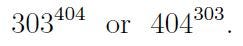 Comparing two mathematical expressions