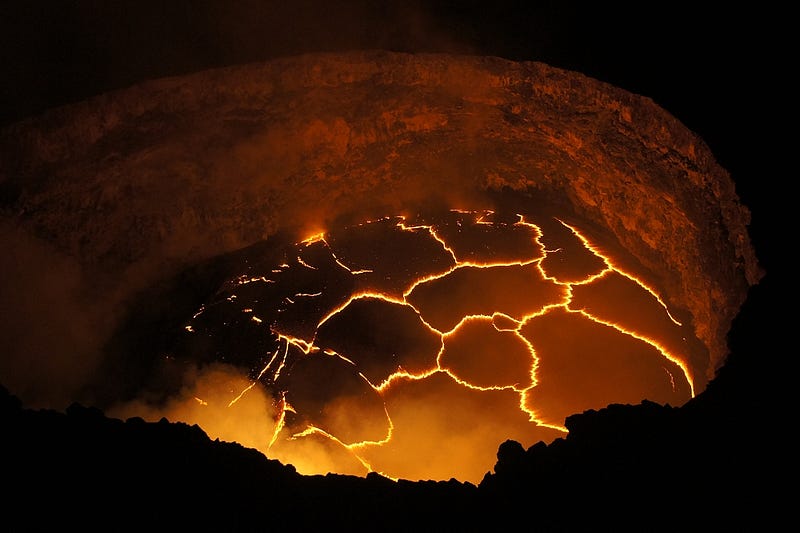 Crater of Kīlauea volcano