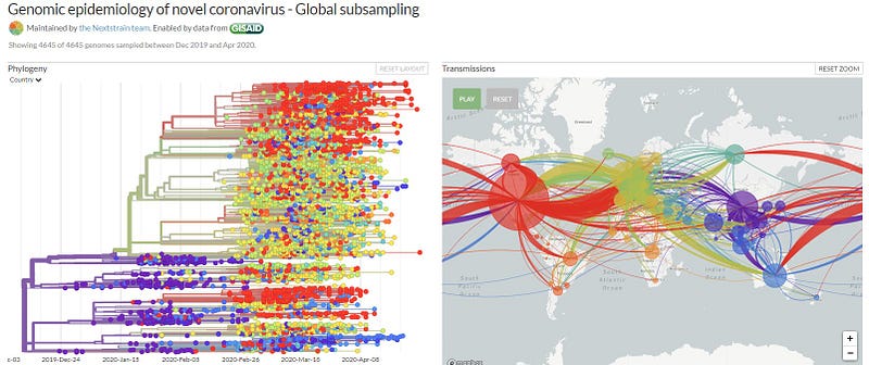 Global tracking of SARS-CoV-2 lineages