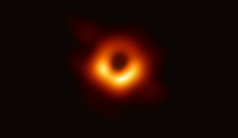 First image of a black hole, confirming Einstein's theory