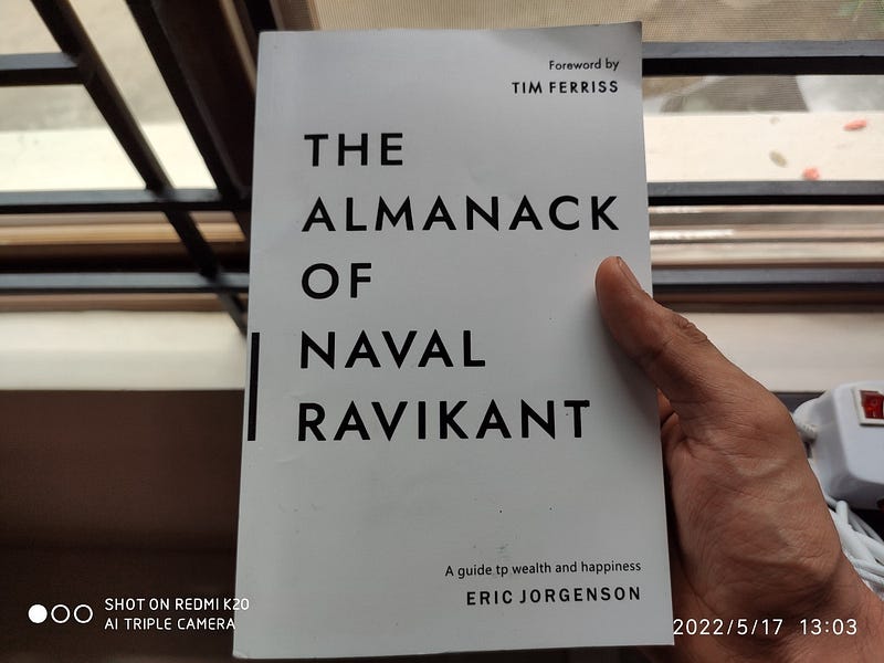 The Almanack of Naval Ravikant Book Cover