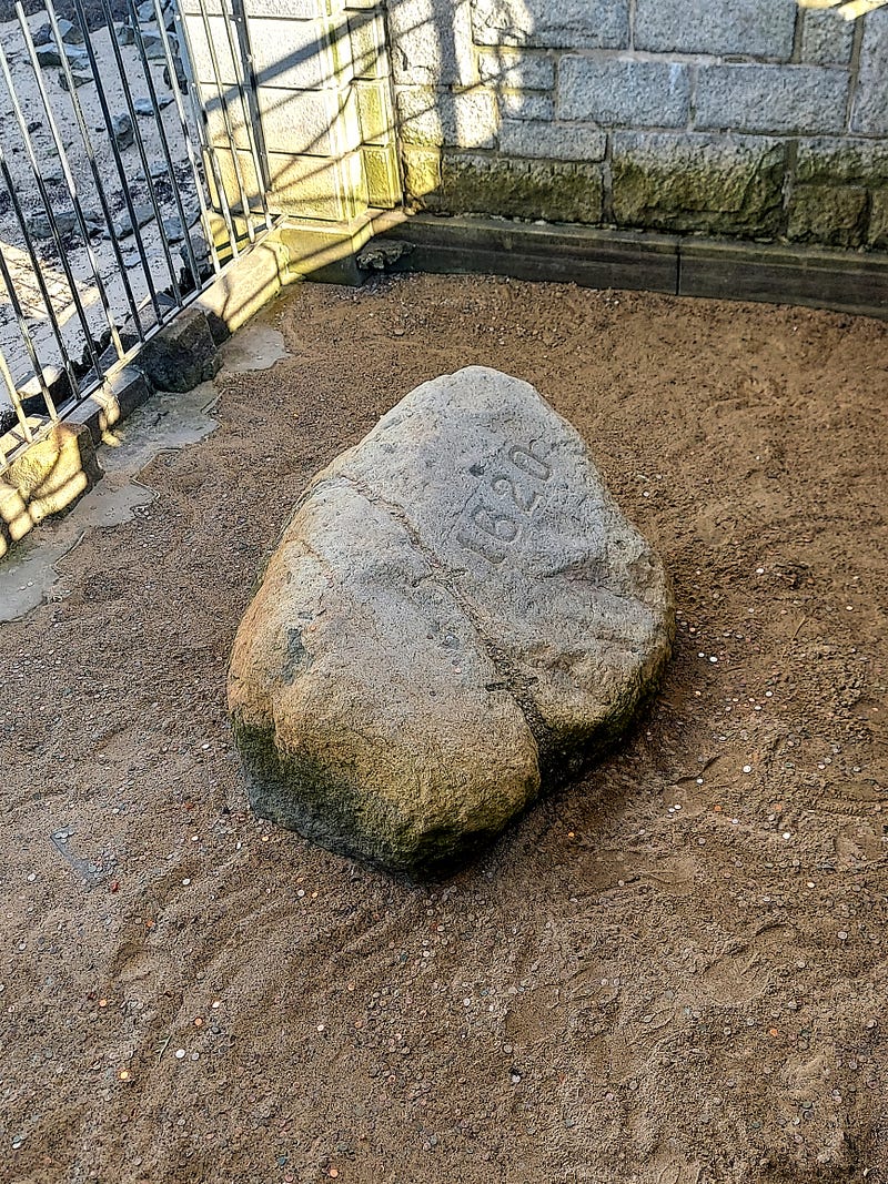 Plymouth Rock, an iconic historical site