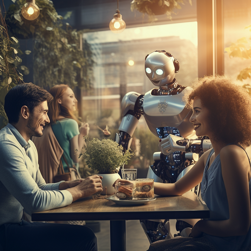 Humanoid robots in social interactions