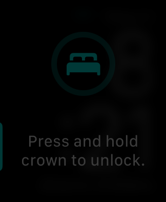 Unlocking from Sleep or Water Lock mode