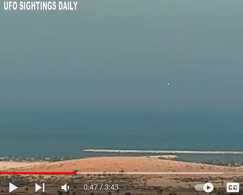 UFO sighting in Abu Dhabi, UAE on November 5, 2020