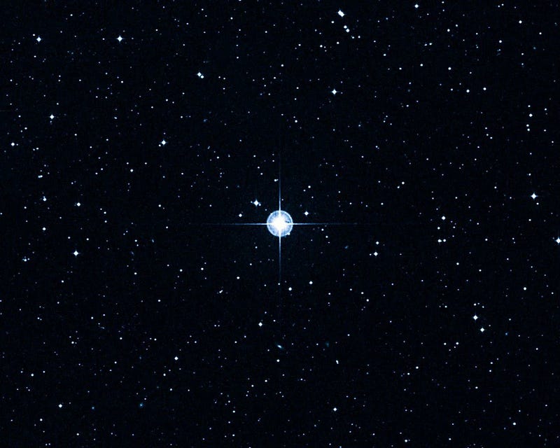 Depiction of the Methuselah star, located 190 light-years away.