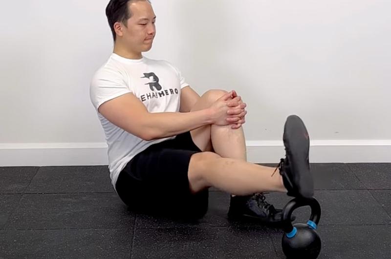 Hip Flexor Hurdles Exercise Demonstration