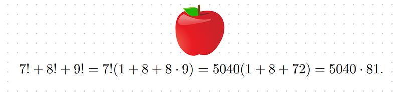 Mathematical Expression of Factorials