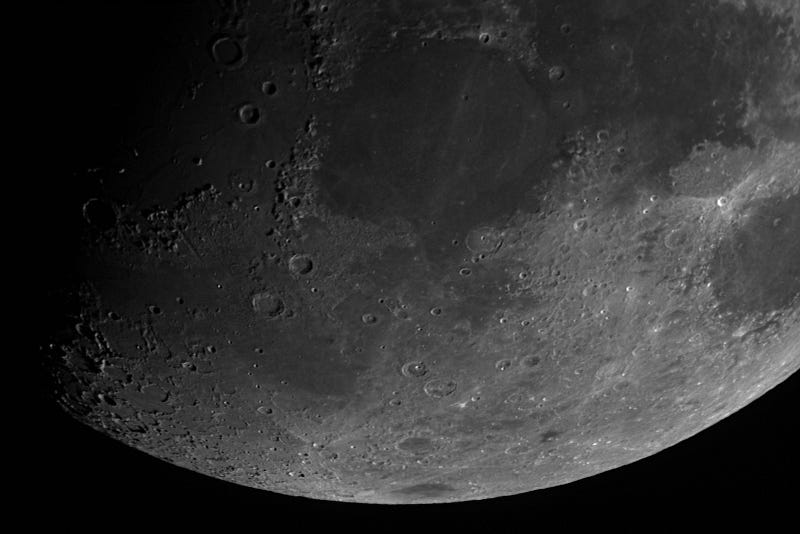 Chemical reactions on the Moon's surface