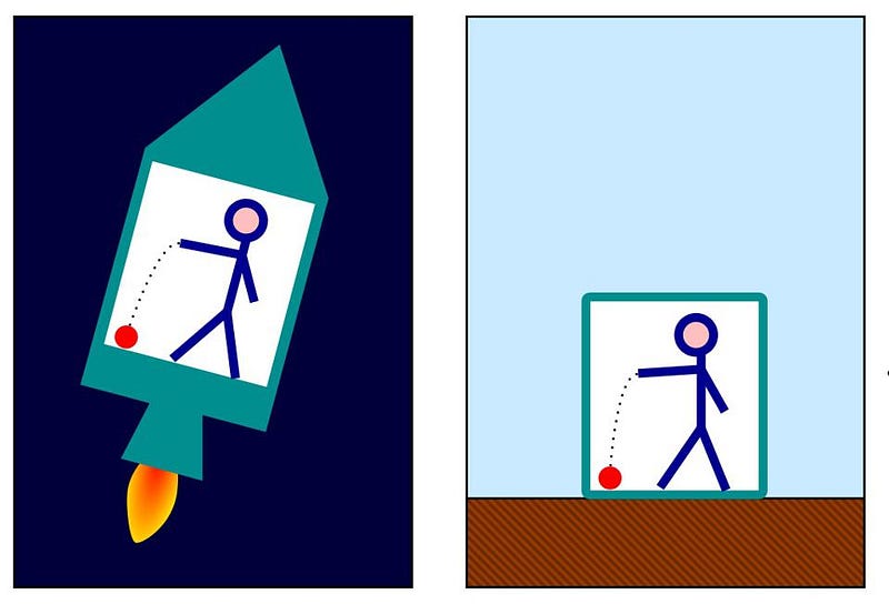 Einstein's equivalence principle demonstrated