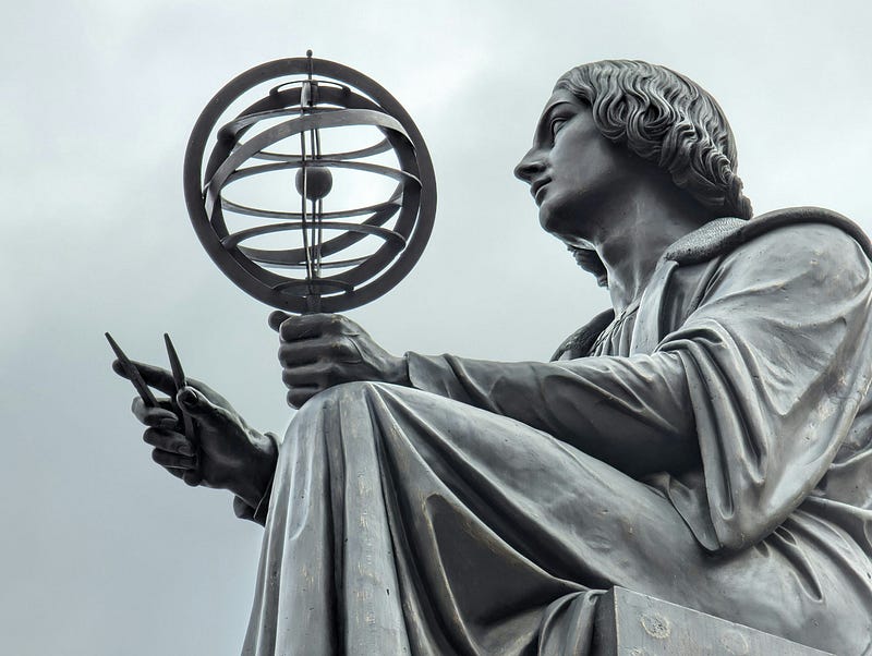 Nicolaus Copernicus Statue in Warsaw