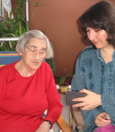 The author with Elena Bonner, 2007